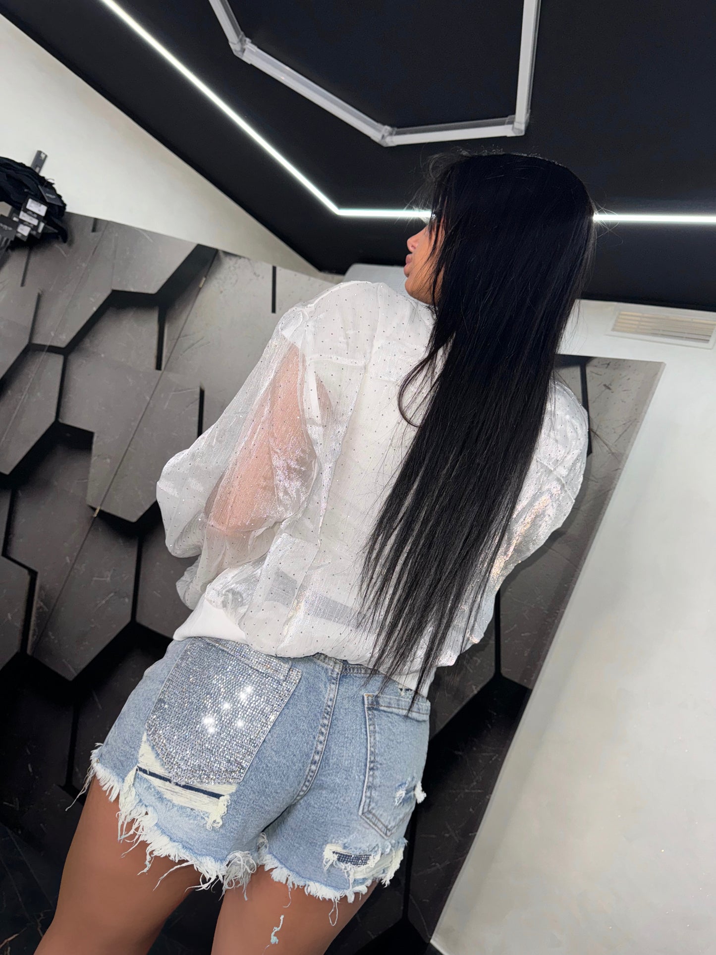 SHORTS GLOW DENIM